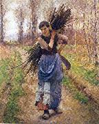 Pearce, Charles Sprague The Woodcutter's Daughter china oil painting reproduction